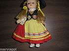 VINTAGE DOLL 7 INCHES MADE IN HONG KONG , ETHNIC DRESSED OPEN & CLOSE 