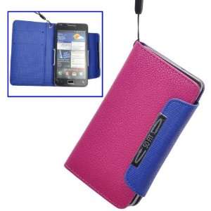   for Samsung i9100 Galaxy S2 with Card Slots(Hot Pink) 