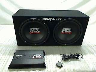 MTX TNP212D2 Dual 12 Subwoofer And Amplifier  