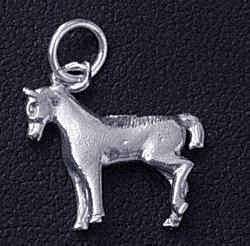 you are bidding on a sterling silver donkey charm you can search the