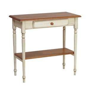  Office Star Products Country Cottage Foyer Table   Antique 