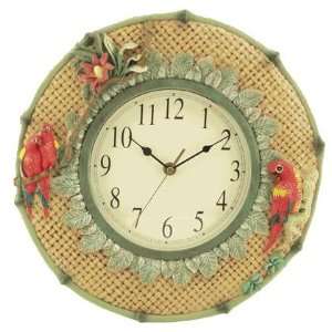  Parrot Bahama Clock