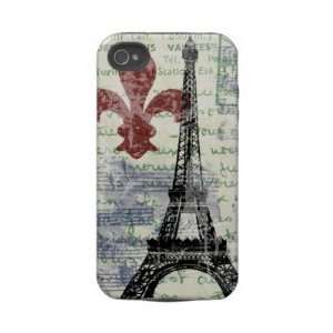  Eiffel Tower Vintage French Iphone 4 Tough Covers Cell 