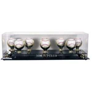 3000 Hit Club Eight Autographed Baseballs with Display Case  