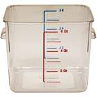Rubbermaid Commercial Products Square Storage Container Clear 6 Qt.