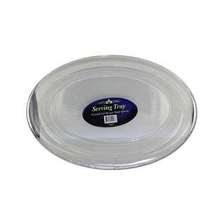 Kole Imports Oval Plastic Tray pack of 72 