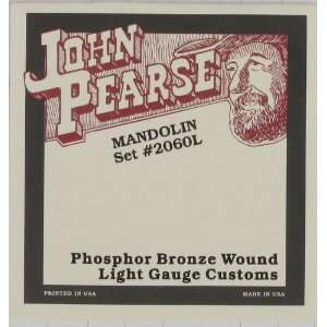  John Pearse Mandolin Phosphor Bronze Light .010   .038 