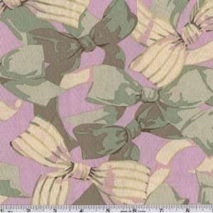  45 Wide Ribbons & Bows Lavender Fabric By The Yard Arts 