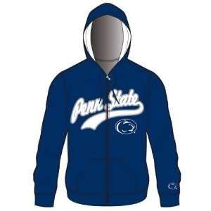  Penn State University Mens Zip Up Hooded Jacket Sweatshirt 