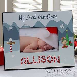  Babys First Christmas Personalized Picture Frame