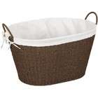 household essentials laundry basket w liner 1 load paper rope