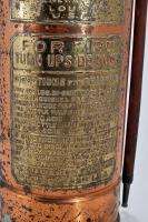 Antique Copper & Brass Fire Extinguisher The Commander St. Louis, MO 