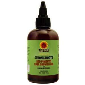   Isle Living Strong Roots Red Pimento Hair Growth Oil 4oz Beauty