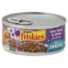Friskies Savory Shreds Cat Food, with Turkey & Giblets in Gravy, 5.5 