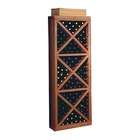 Wine Cellar Designer Solid Diamond Cube Wine Rack   Finish Unstained 