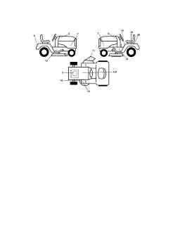 Craftsman Tractor Decals Parts