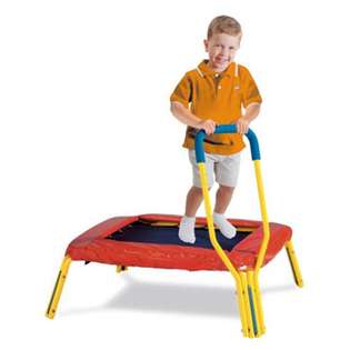   My First Jumper Mini Trampoline with Support Bar for Kids 