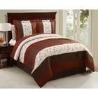   rust comforter set/bed in a bag/queen size bedding (Light Weight