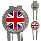 Carsons Collectibles 3 in 1 Golf Divot of British English Flag