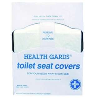   Health Gards Toilet Seat Covers, White, Paper, Quarter Fold, 200 Cover