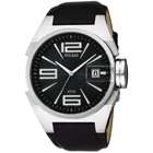 Pulsar Mens Pulsar Leather Black Dial Date 10ATM Casual Watch PXH459AC