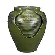 Garden Oasis Green Glazed Pot Fountain 