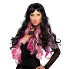 Rubies Costume Company Black and Pink Wig   Costume Wigs