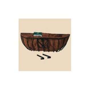   Basket with Pre Formed All Natural Coco Liner and Soil Moist Water Mat