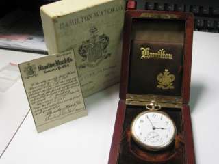Hamilton 920 Pocket watch 14k Collector Pack  