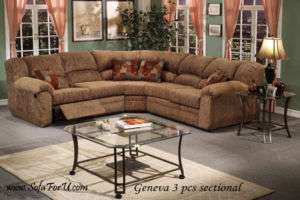 Living Room, sectional with reclyner, New, Made in USA  