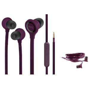   Free Stereo Headset with Built in Media Remote   Purple Electronics