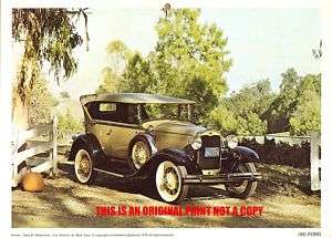 1931 Ford Model 180 A Deluxe Phaeton classic car print  