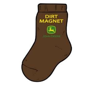  John Deere Toddler Dirt Magnet Socks   LP35513