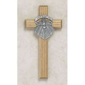   Gifts Oak Confirmation Holy Spirit Wall Cross Religious Gifts Home