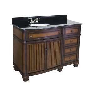 48” Walnut Furniture Style Vanity w/top VAN029 48E  