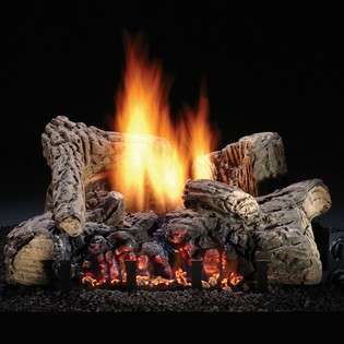   in. Highland Glow Vent free Log Set  NG  Variable Flame 