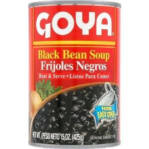 Goya Black Bean Soup, 15 Ounce Unit  Grocery & Gourmet 