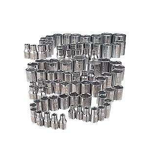 82 pc. Easy Read Socket Set, 6 pt. Std., 1/4, 3/8, and 1/2 in. Dr 