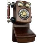 Golden Eagle Country Wood Phone Walnut Pulse Tone Switchable Brass 