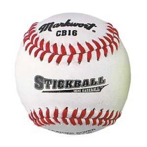  Markwort 6.5 Leather Stickballs Mini Baseballs WHITE 6.5 
