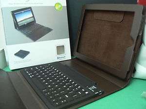 h194 Wireless Bluetooth Keyboard Leather Stand/Case For Apple iPad 2 