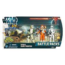 Star Wars Battle Pack Action Figure   Clone Wars Republic Troop 