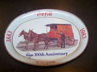 Coca Cola Kroger 100TH Anniversary Tray  