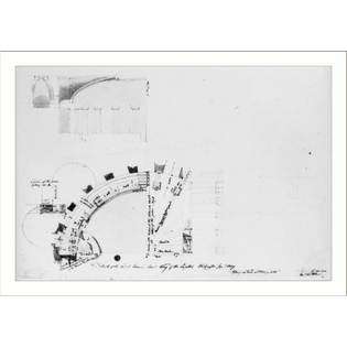   Court room plan, elevation, section, details], 16 x 20in 