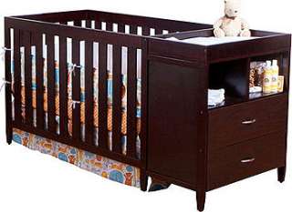  Baby Austin Convertible Crib n Changer Combo   Espresso   BSF Baby 