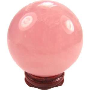  CE0064CB028 Rose Quartz Natural Crystal Ball 53 mm wt 