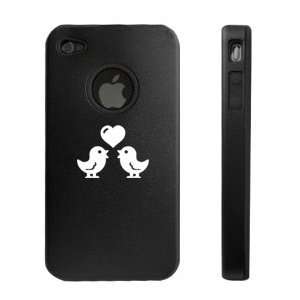 Apple iPhone 4 4S 4G Black D800 Aluminum & Silicone Case Cover Chicks 