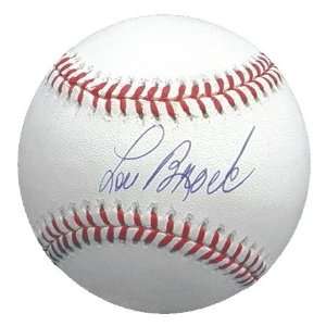  MLB Cardinals Lou Brock # 20 Autographed Baseball Sports 