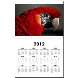  Calendar Print w Current Year Scarlet Macaw   Bird 