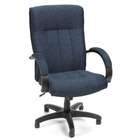 OFM Big & Tall Executive Chair   Back Height Mid Back, Fabric Color 